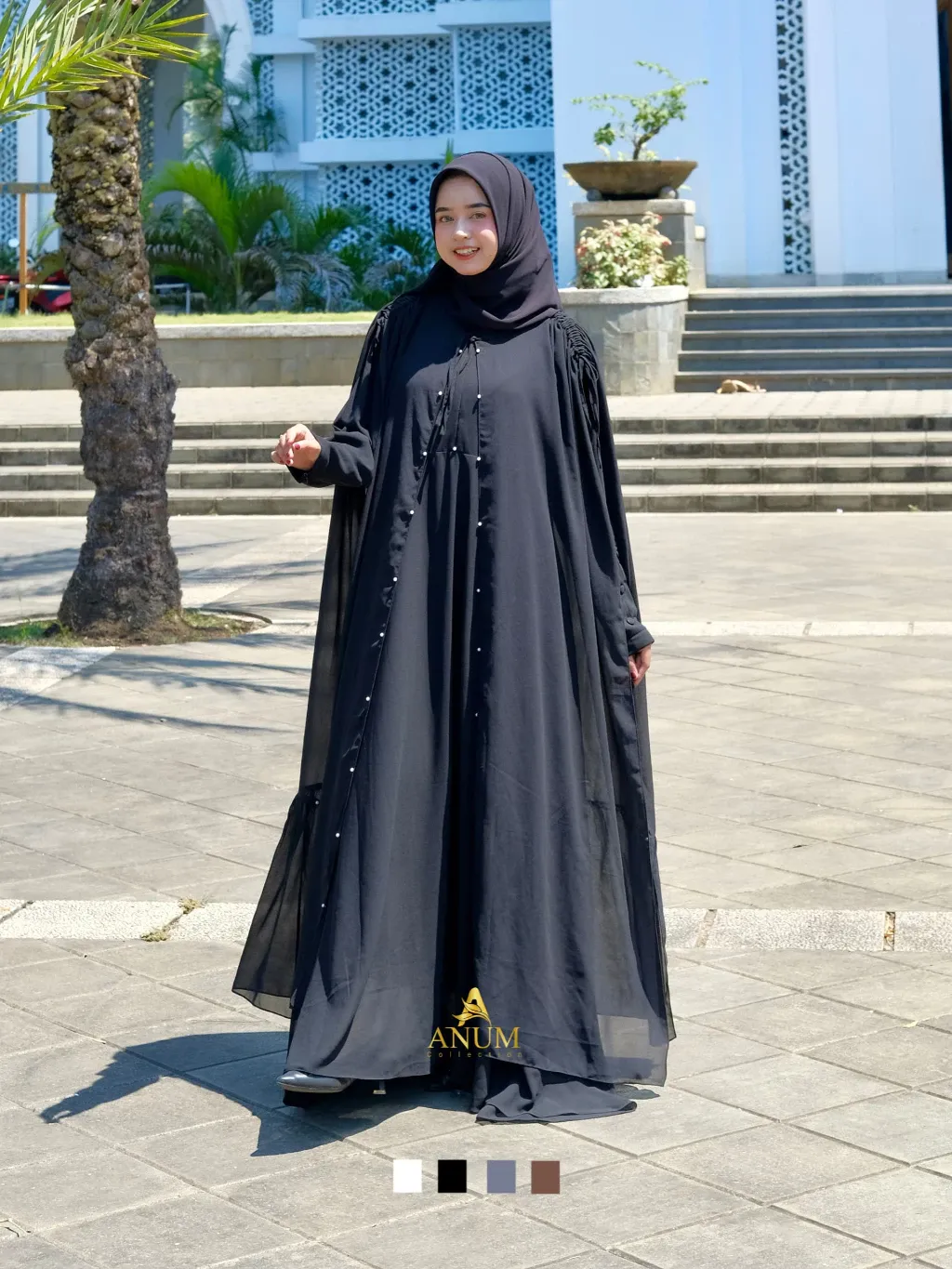 Abaya Shafira Gamis Set Outer Modern 2024 ANUM COLLECTION