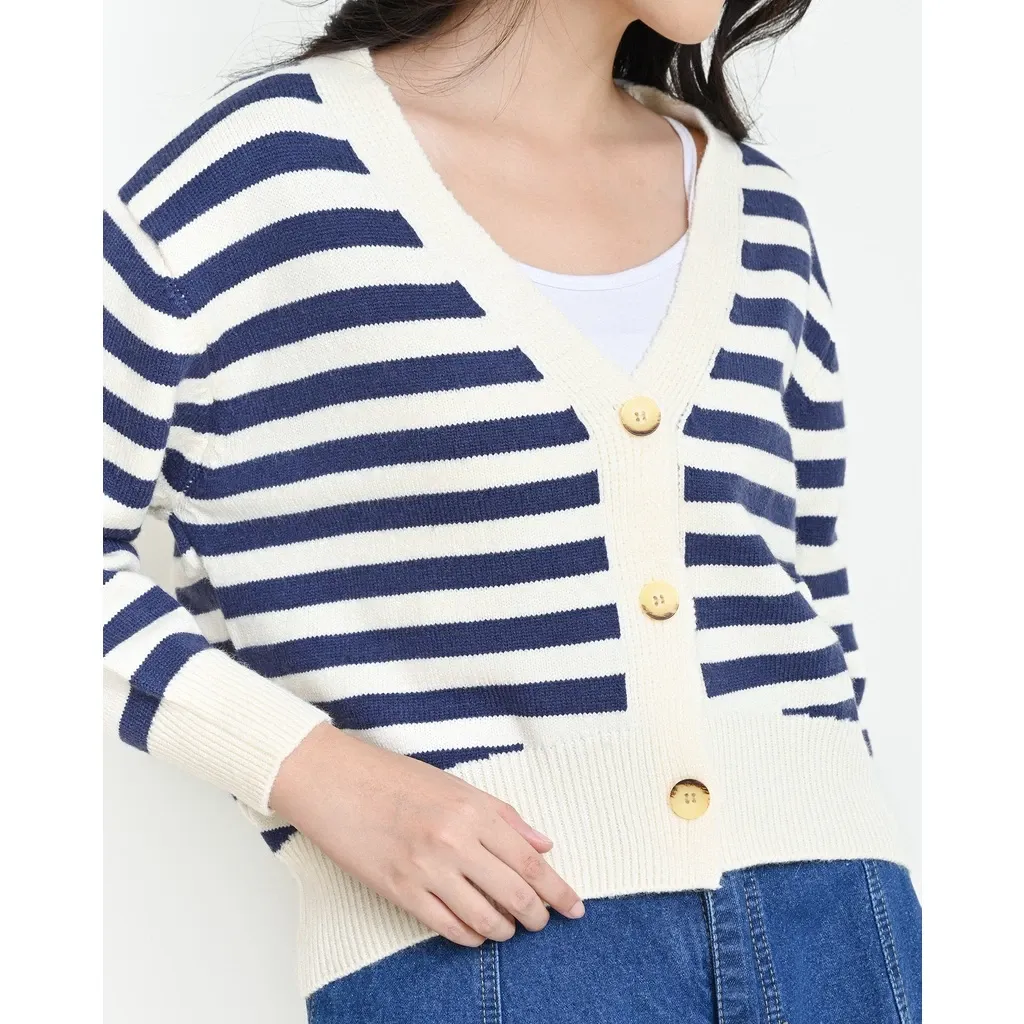 Amelia Cardigan Stripped 4 Warna