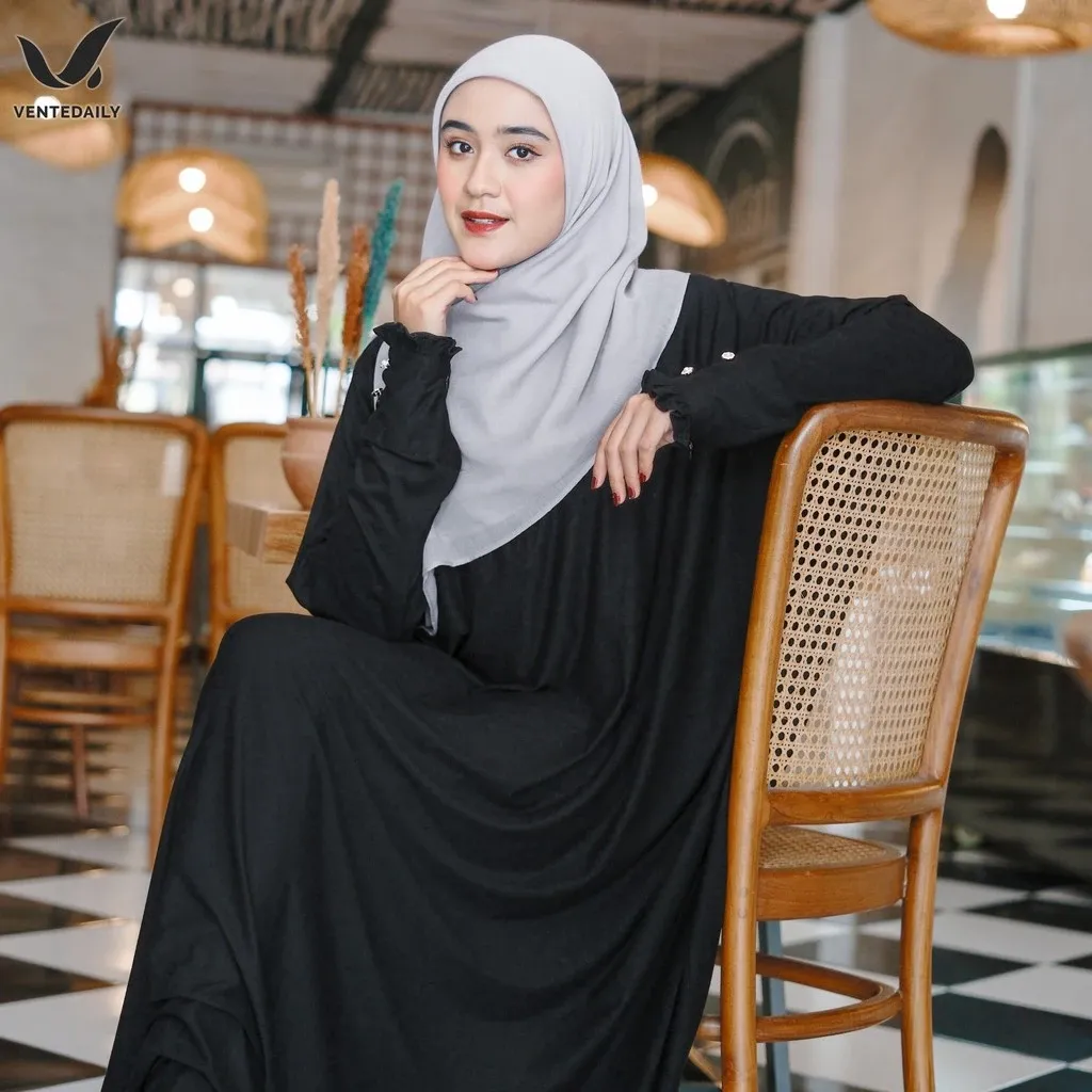 Azzela Abaya Gamis Haji Umroh Rayon Premium Casual