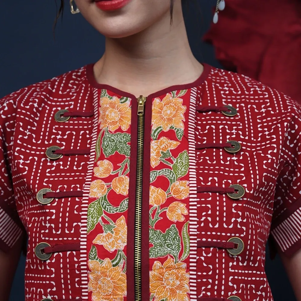Baju Kerja Blouse Batik Wanita Segara Encim T3591
