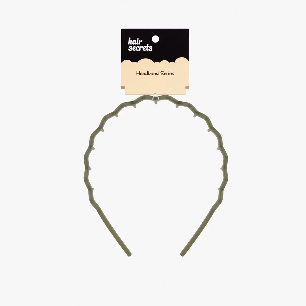 Bando Rambut Multifungsi Velvet dan Zigzag dengan Kain Fluffy dan Aksesori Mutiara