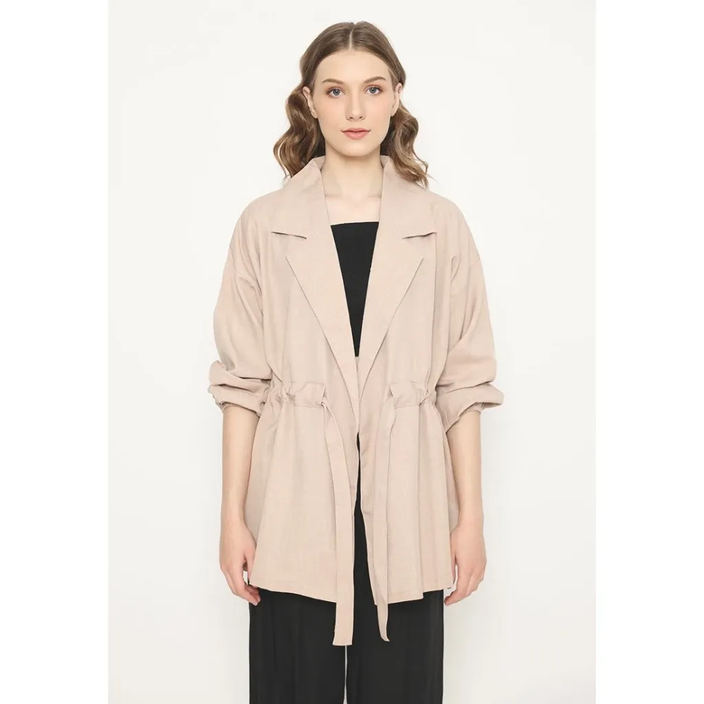 Blazer Santai Ruched