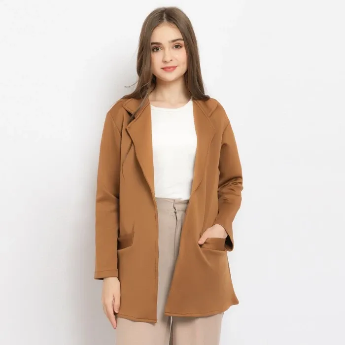 Blazer Wanita Scuba Premium Polos