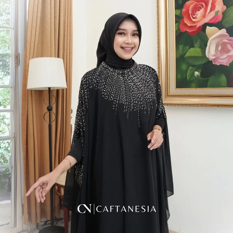 Caftanesia Kaftan Orlin Mewah Modern Lebaran 2025 Jumbo