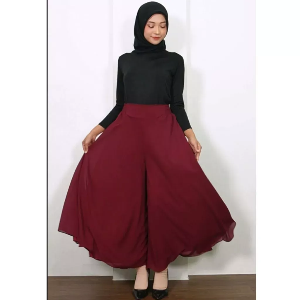 Celana Kulot Payung Cerutty Babydoll Muslimah 2024
