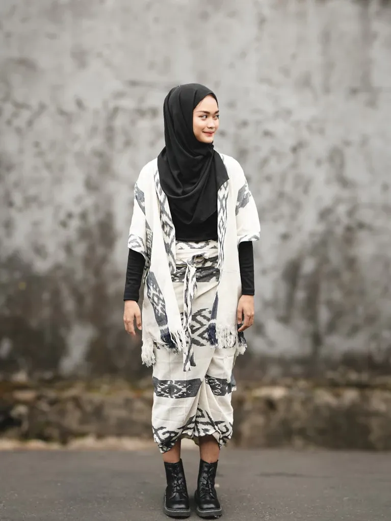 Celana Sarung Tenun Unisex