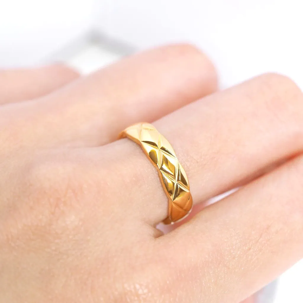 Cincin Stainless Wanita Asher