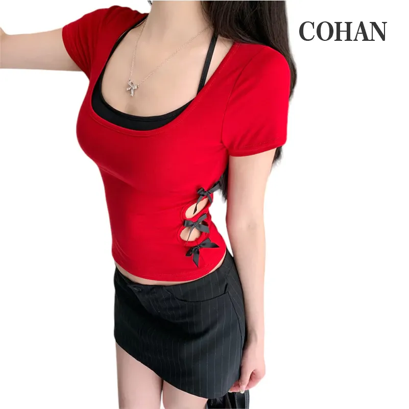Cohan Crop Top O Neck S/M/L