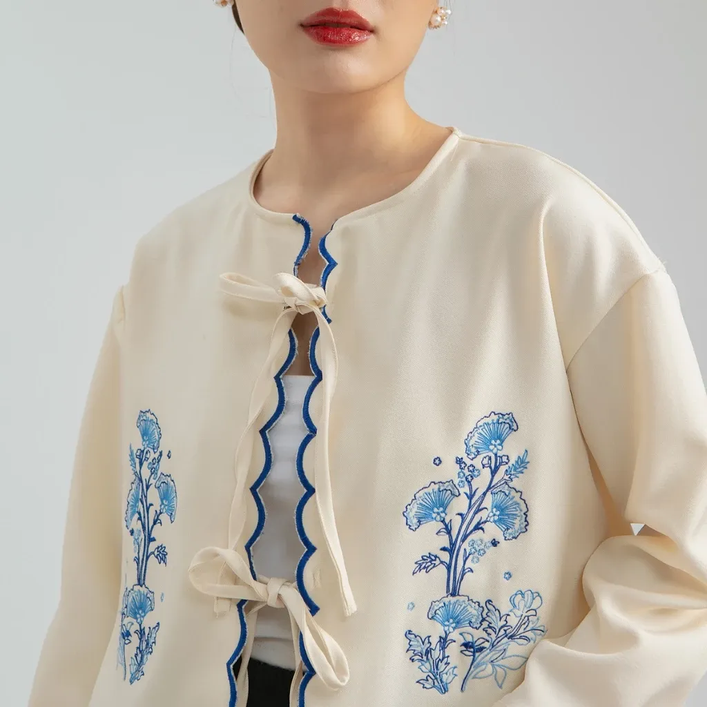 COTTONINK Wanita Cream Jolande Outerwear