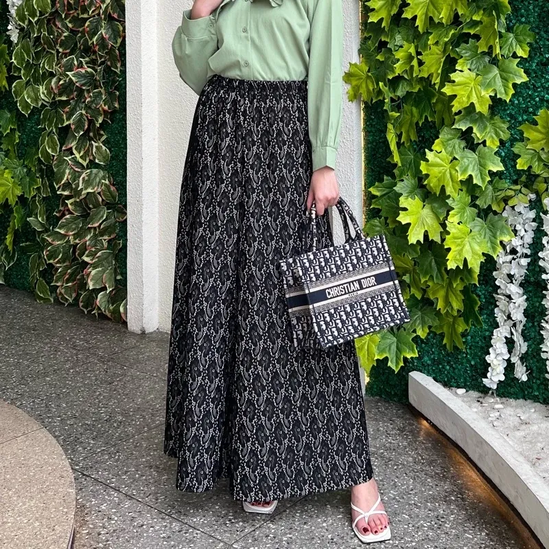 Gaia Skirt Premium Brukat Wanita - Rok Pesta Panjang Duyung