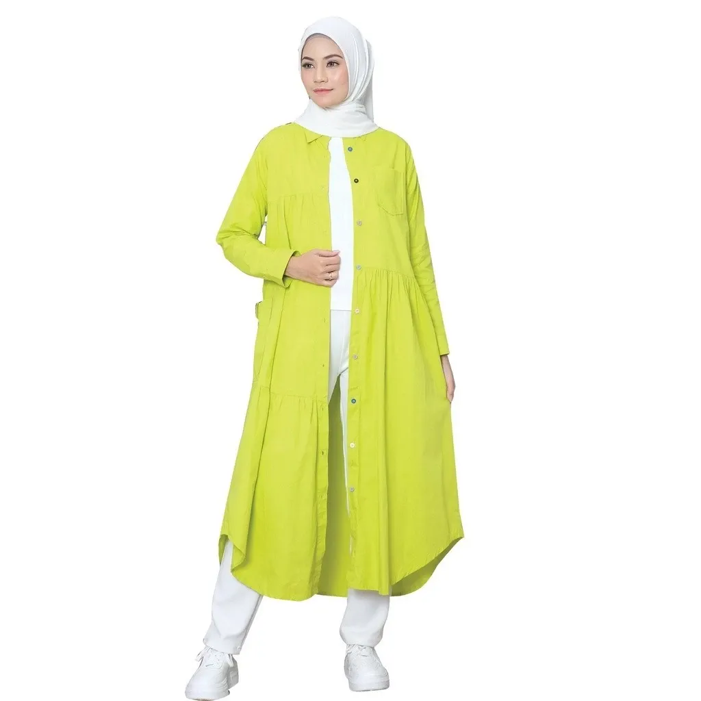 Gamis Casual Wanita Remaja Katun Premium LG 836
