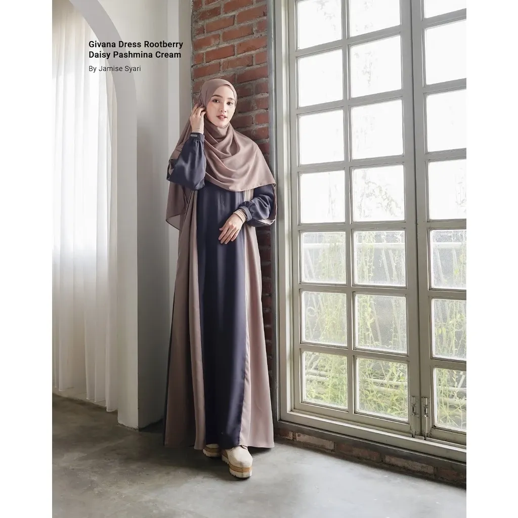 Givana Dress Abaya 2 Warna
