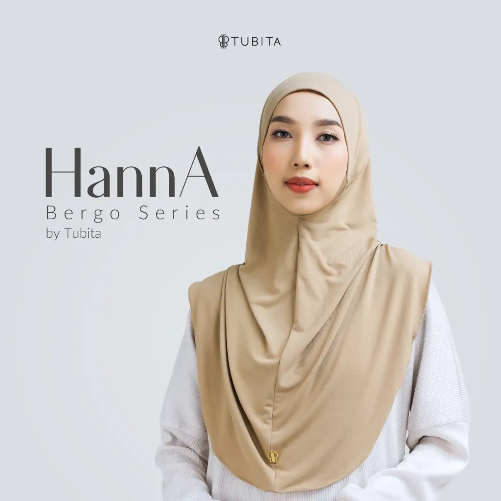 Hanna Bergo Hijab Syari Polos