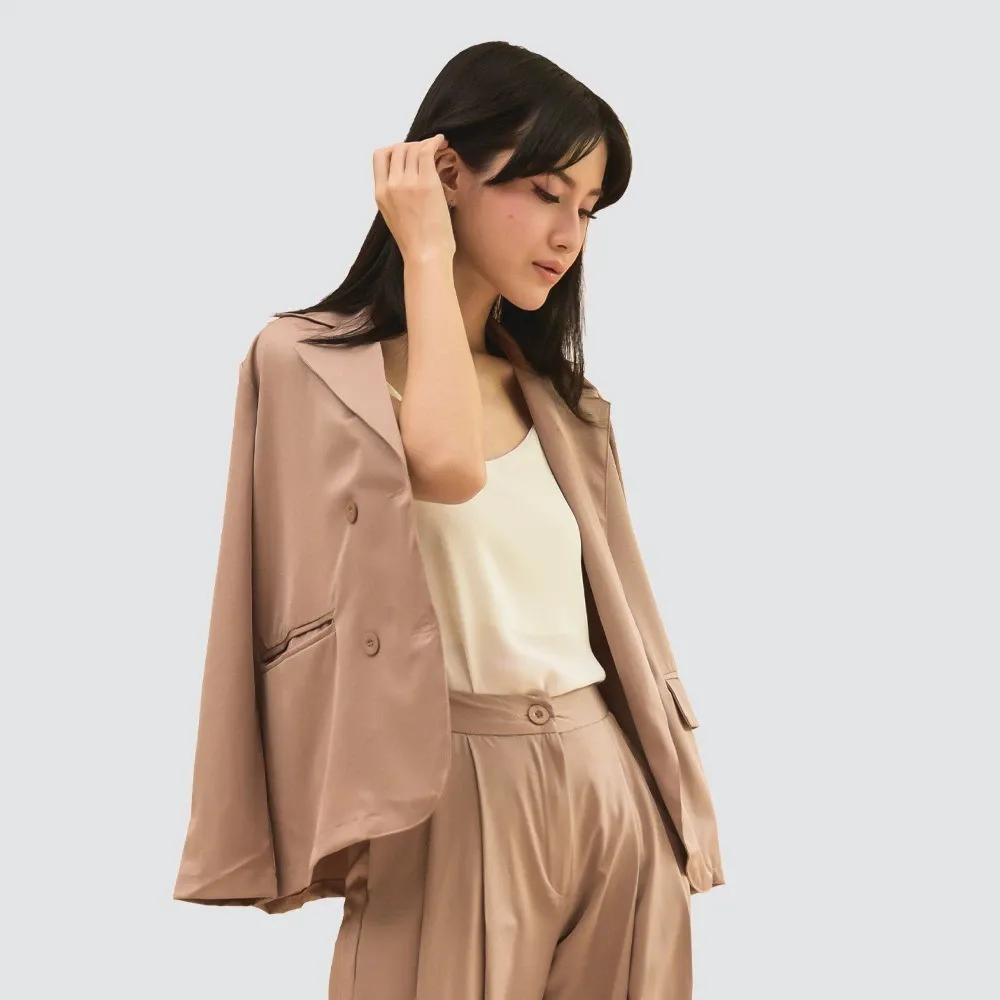 Harlow Blazer Lengan Panjang #6274