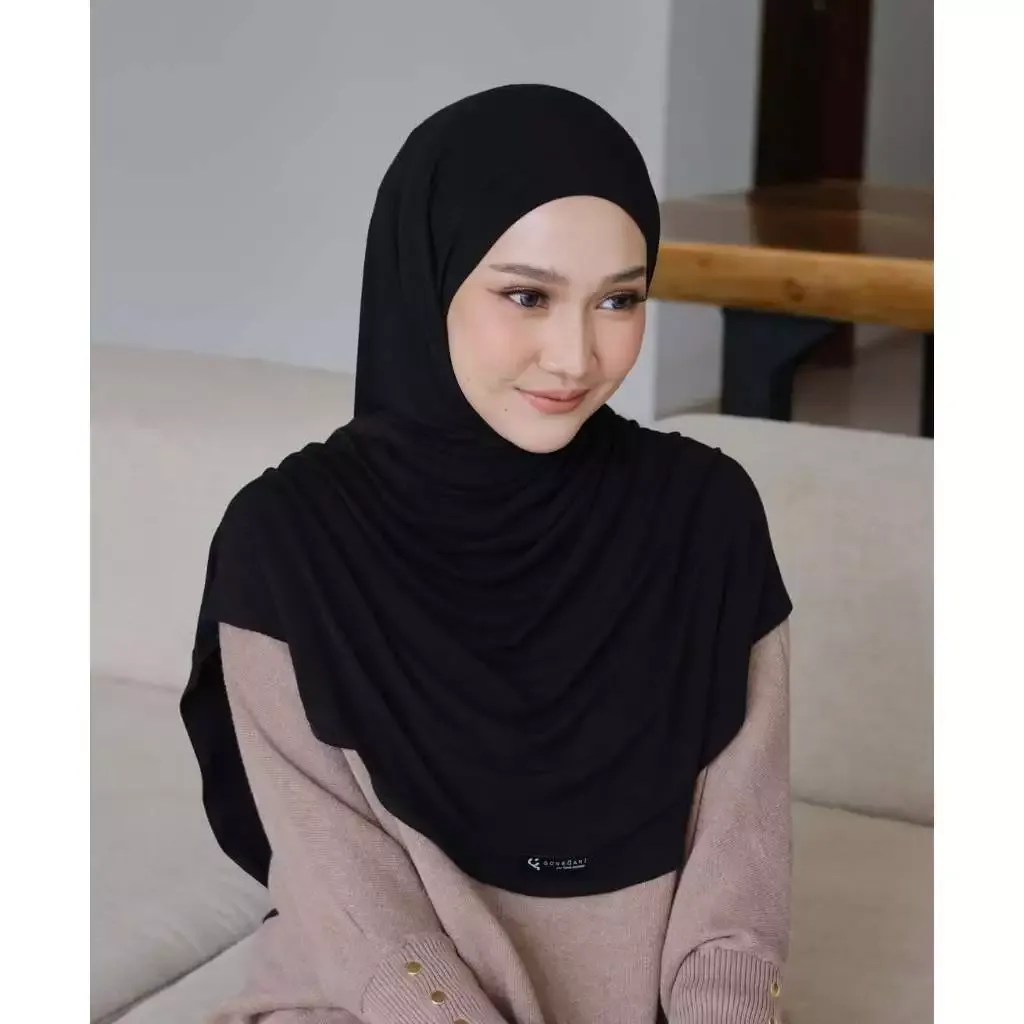 Hijab Nura Instan Bahan Tancel