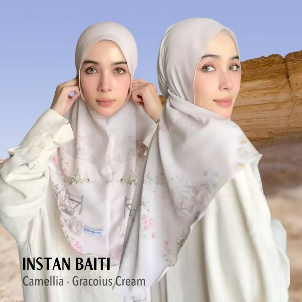 HIRA Hijab Instan Camellia Fresia