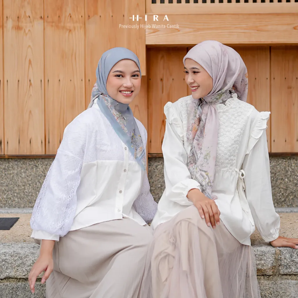 HIRA Ohayo Jumbo Scarf Polycotton Voal