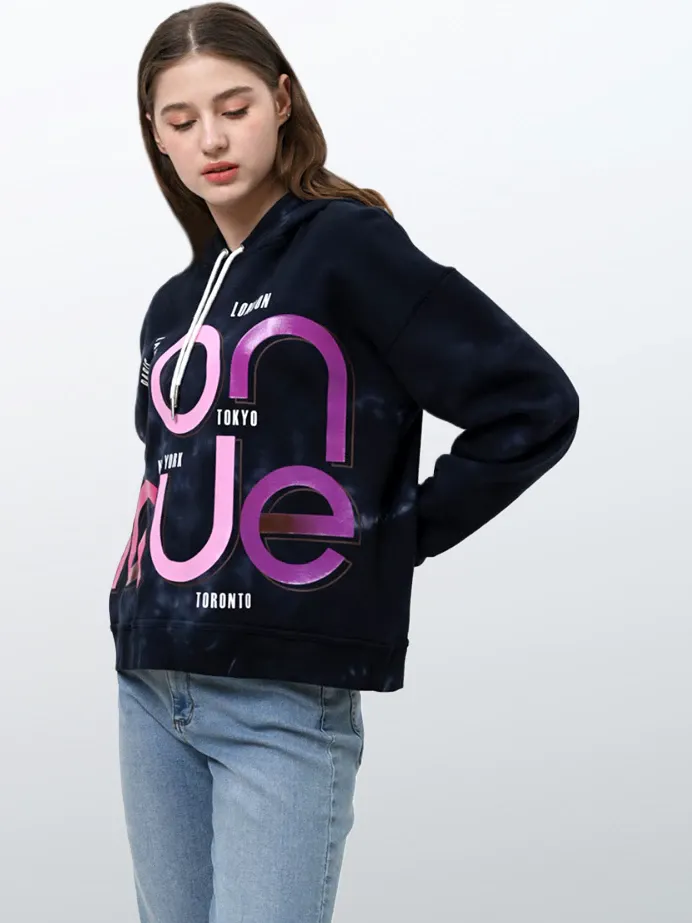 Hoodie Wanita Katun Organik Tie Dye Meghan