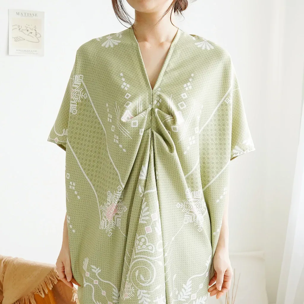Kaftan Batik Wanita All Size Satin Ramadhan Collection 141-CBP