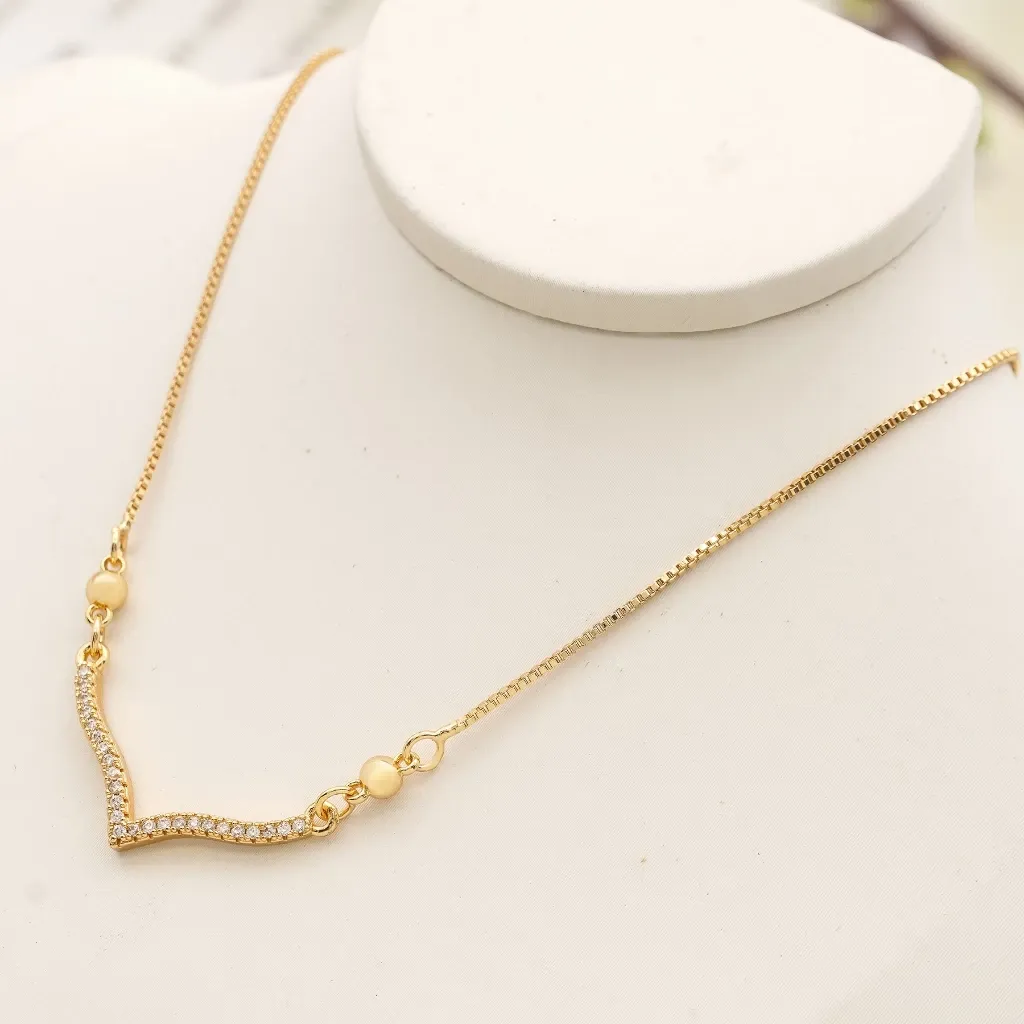 Kalung Titanium Hyl Jewelry 369N Wanita Emas Silver Asli Panjang Anti Luntur