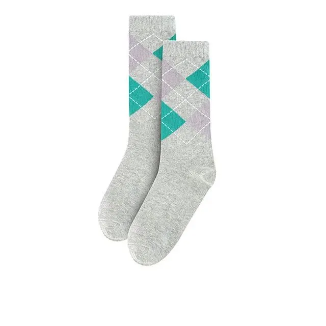 Kaos Kaki Wanita Hush Puppies Crew Lilac / Beige / Gray