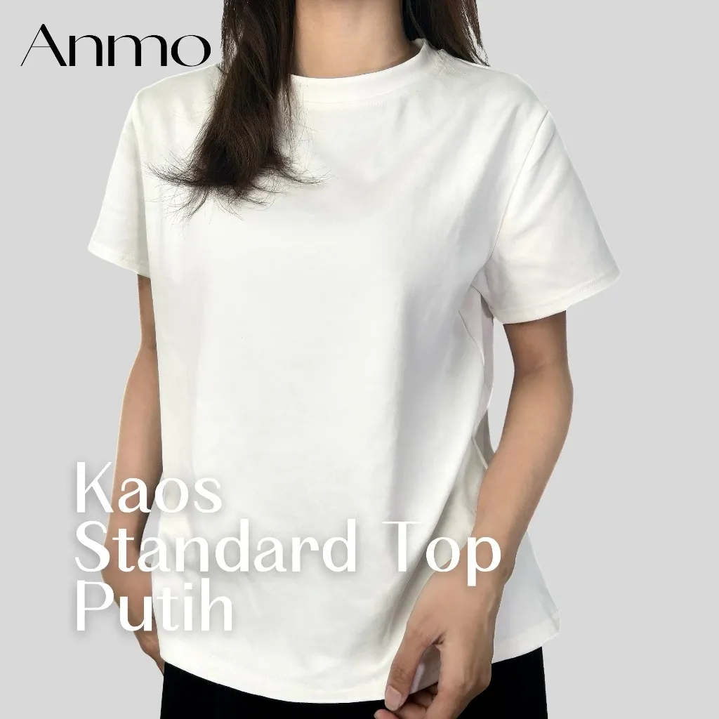 Kaos Pendek Wanita Premium Cotton Lengan Pendek