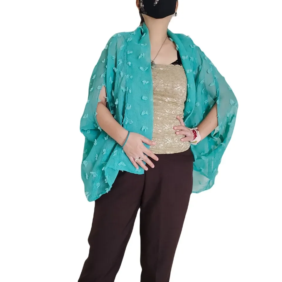 Kardigan Wanita Kimono Oversized Toska