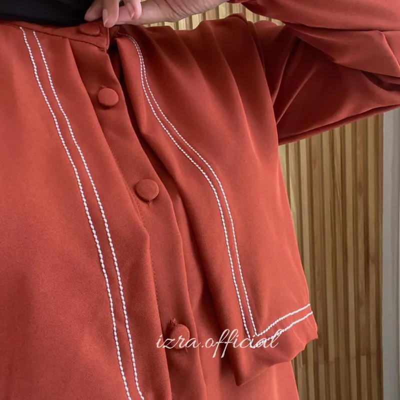 Kemeja Wanita Jumbo Bigsize Lengan Panjang Korean Style