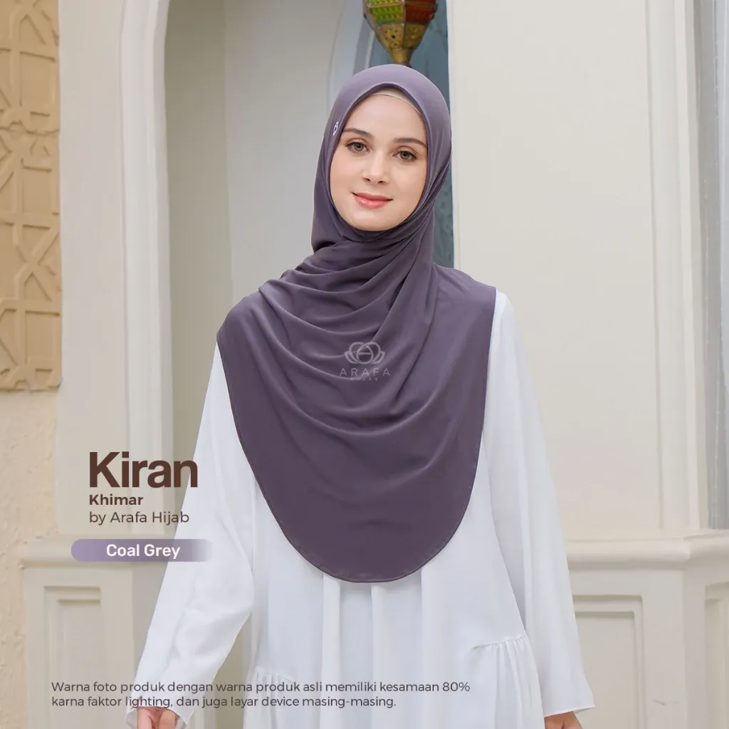 Khimar Kiran Instan Jersey Premium