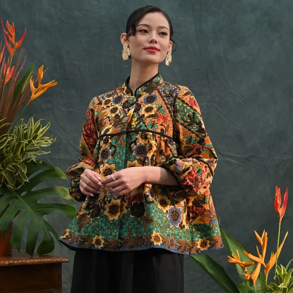 Kiyomi Dobi Blouse Batik Wanita Modern