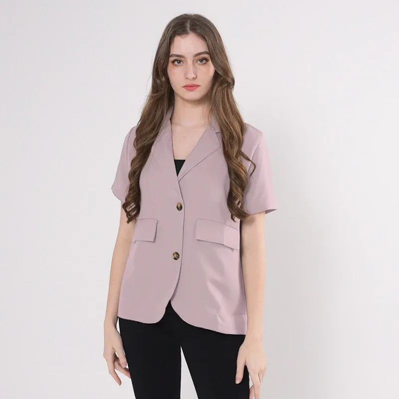 Lewis Blazer Pendek Sederhana #6162