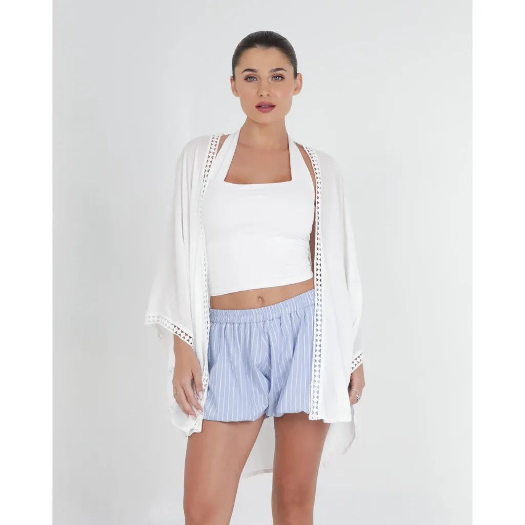 Lora Kimono Putih