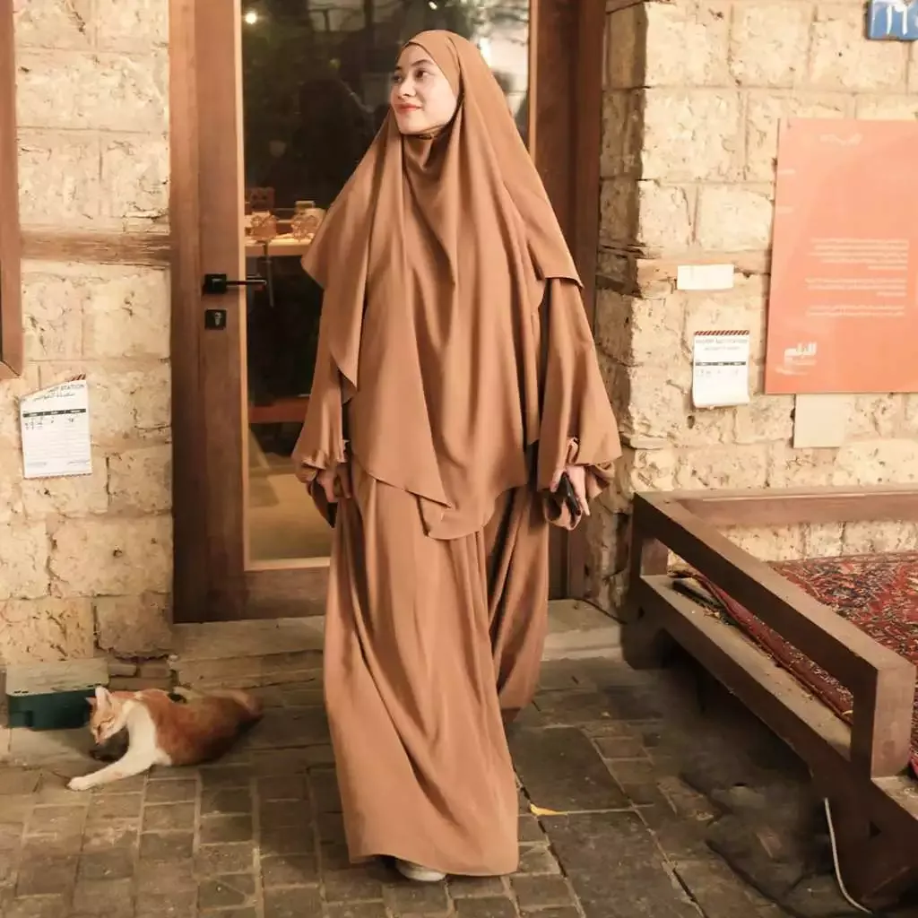 Lozy Hijab - Set Abaya Khimar Haji dan Umrah