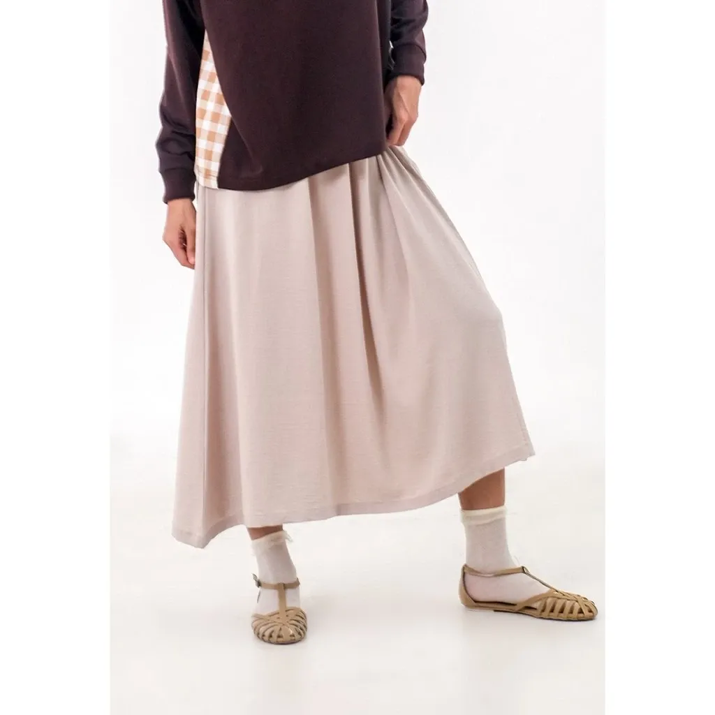 Maxi Dress Wanita Hanna Rok Polyester