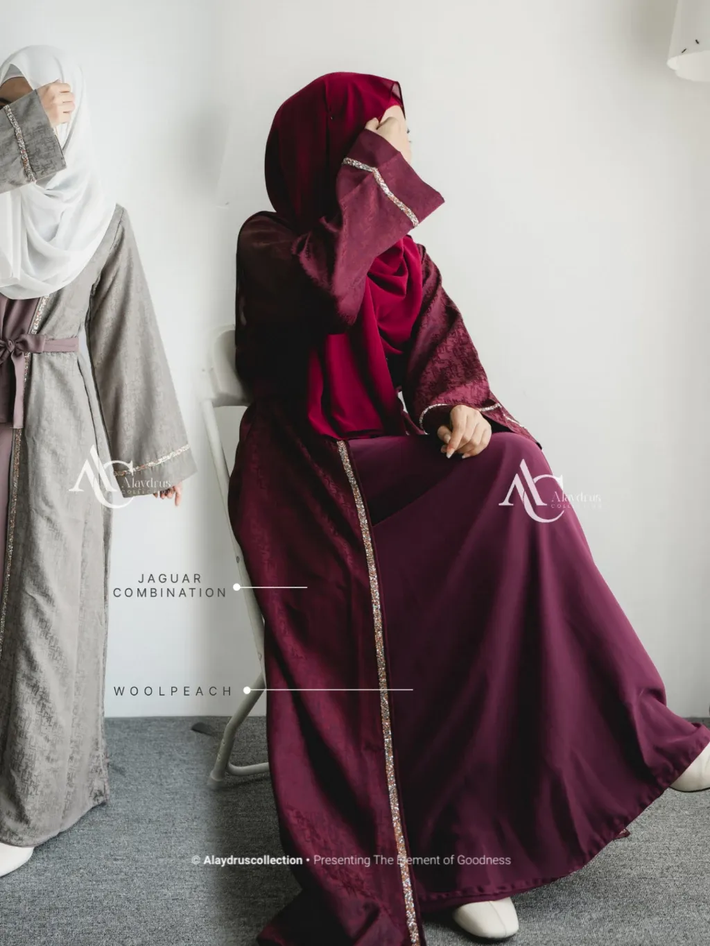 Nadine Abaya Turki Gamis Syari Muslimah Bahan Jaguard Premium