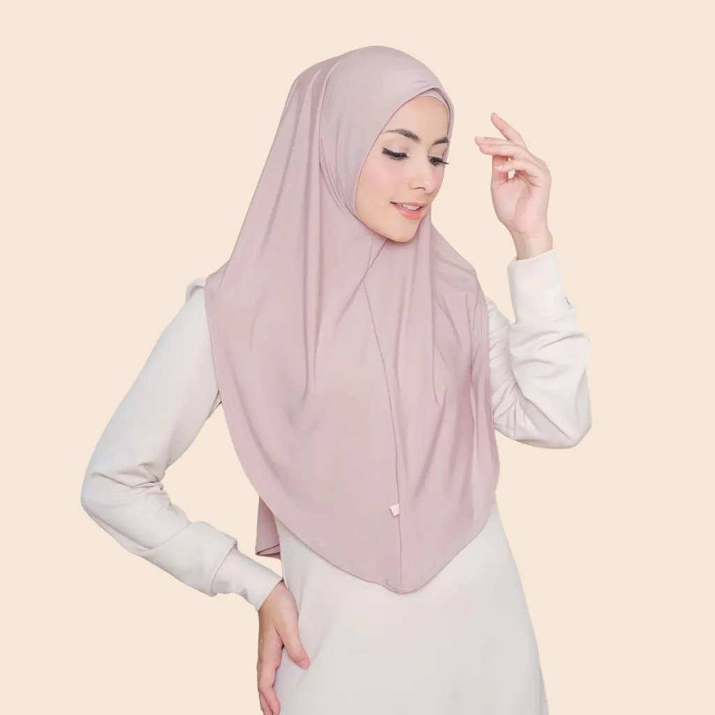 Naya Instan Bergo Hijab Korean Jersey