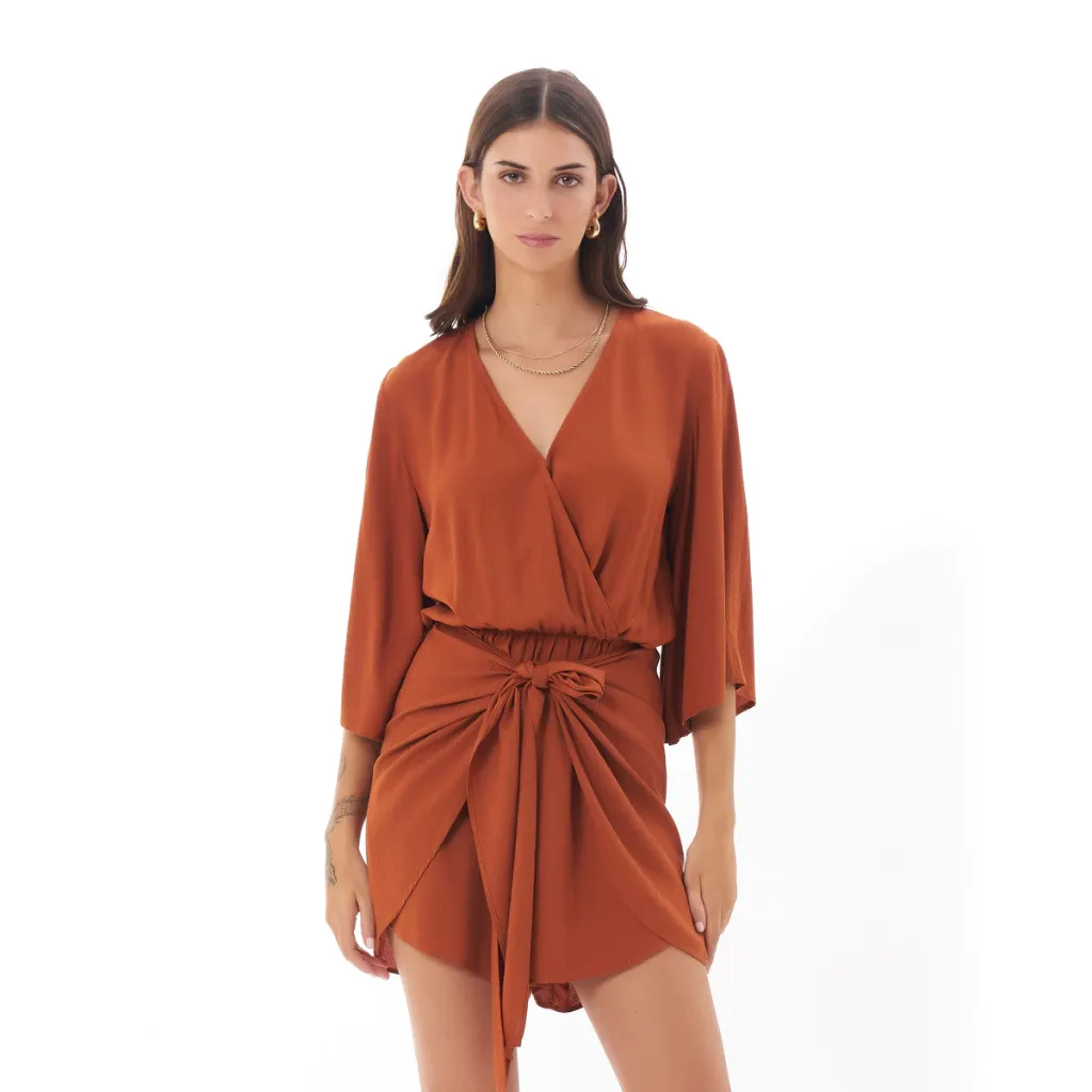 Neveah Romper Bronze