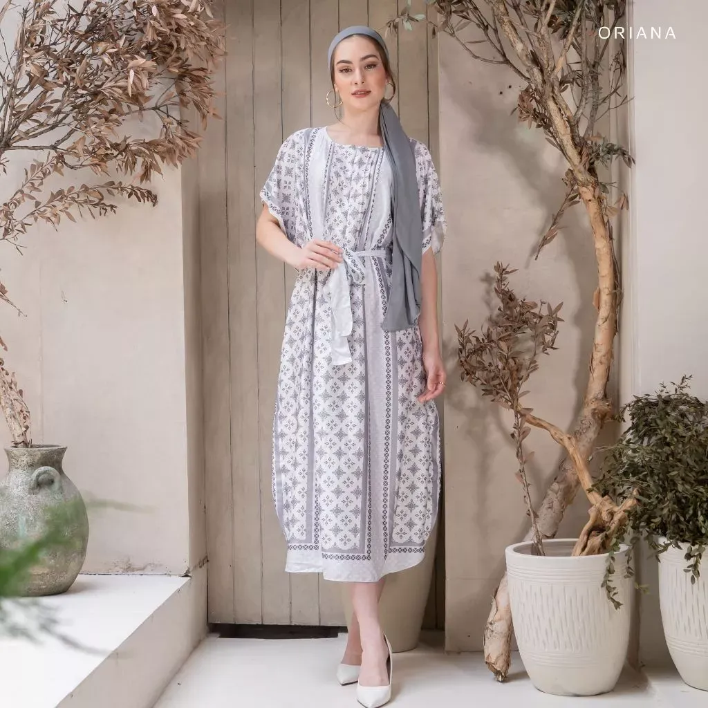 Oriana Kaftan Jema Rayon Satin Tuba Series