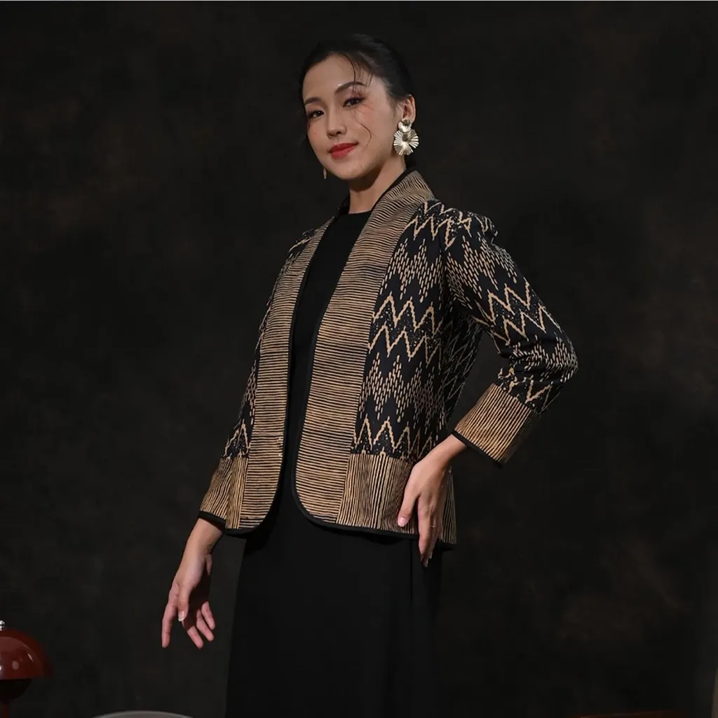 Outer Batik Wanita Modern Nona Rara - Sea Garut T3253