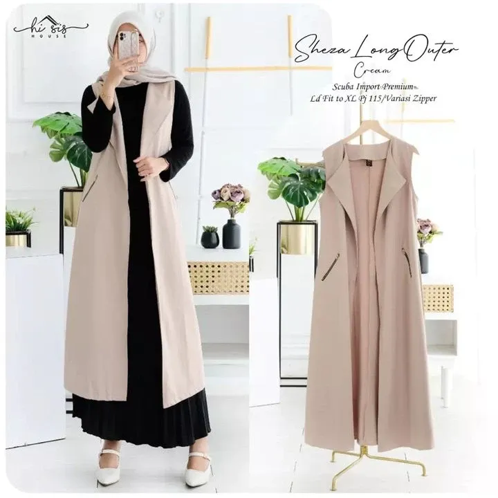 Outer Long Tunik Wanita SHEZA