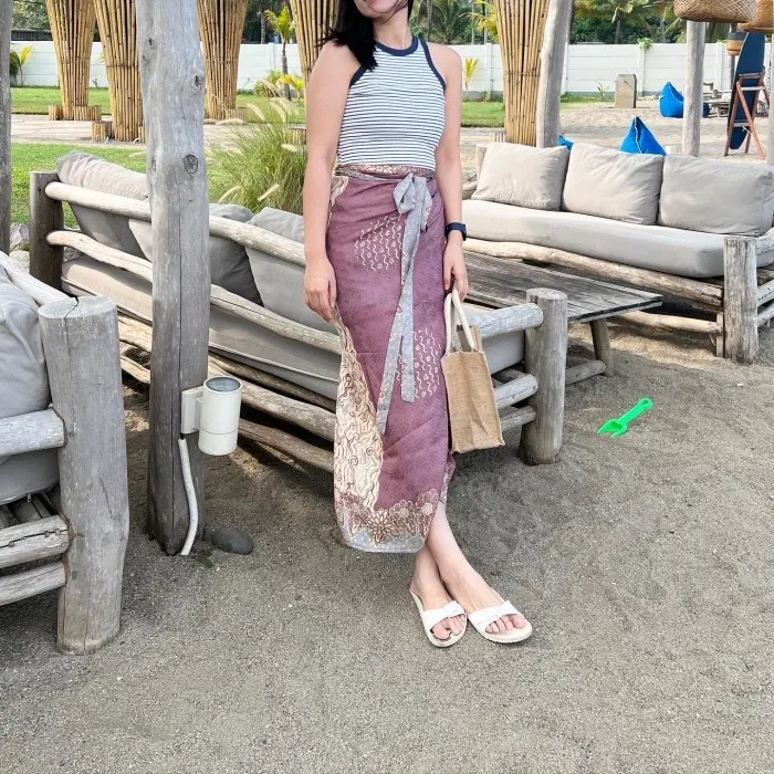 Rok Sarung Viscose Batik Wanita Beach