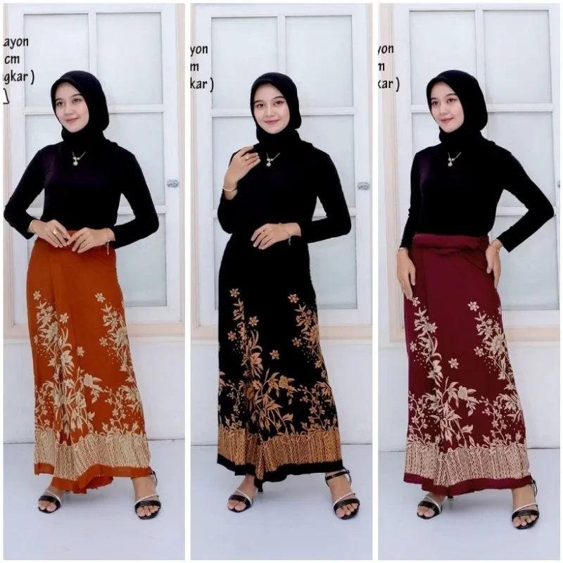 Sarung Santri Putri 3 Pcs Bahan Adem Lembut
