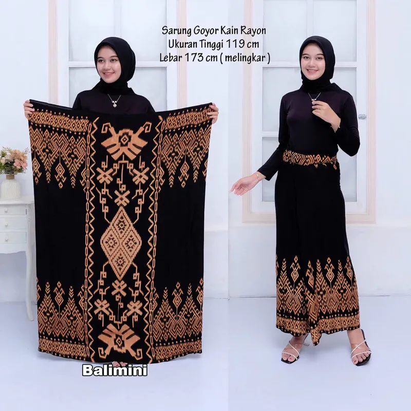 Sarung Wanita 3 Pcs Batik Aqil dan Goyor untuk Santriwati
