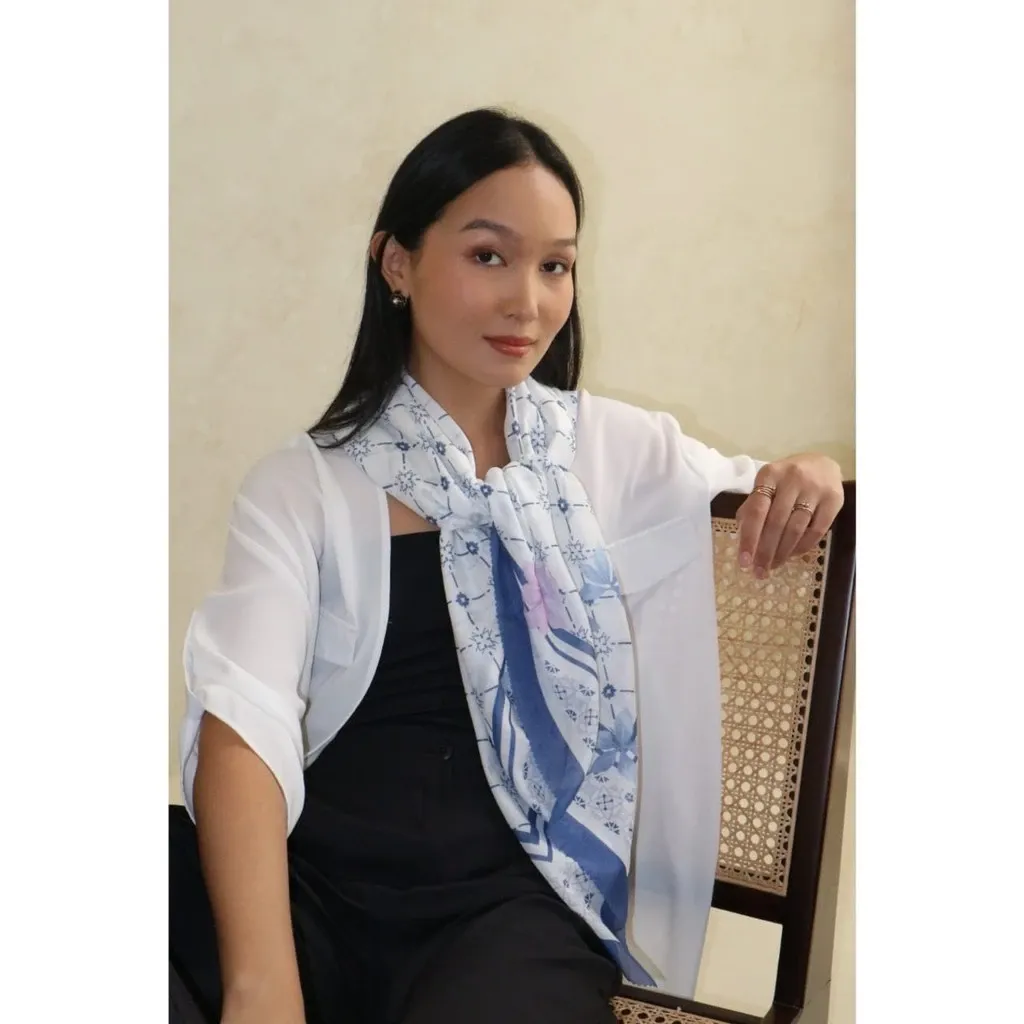 Syal Alesha Putih