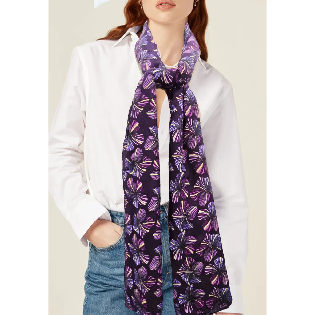Syal Wanita Orchid Gold Dust Pashmina