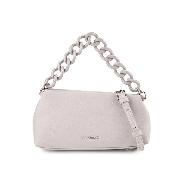 Tas Wanita Brianna Clutch Abu-abu Muda